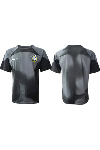 Fotbalové Dres Brazílie Brankářské Domácí Oblečení MS 2022 Krátký Rukáv